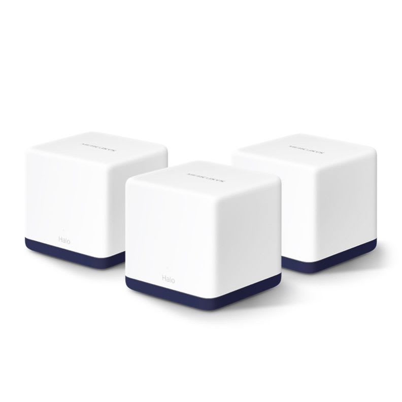 ROUTER MERCUSYS REPETIDOR DE SISTEMA WIFI  PACK DE TRES HALO H50G 3