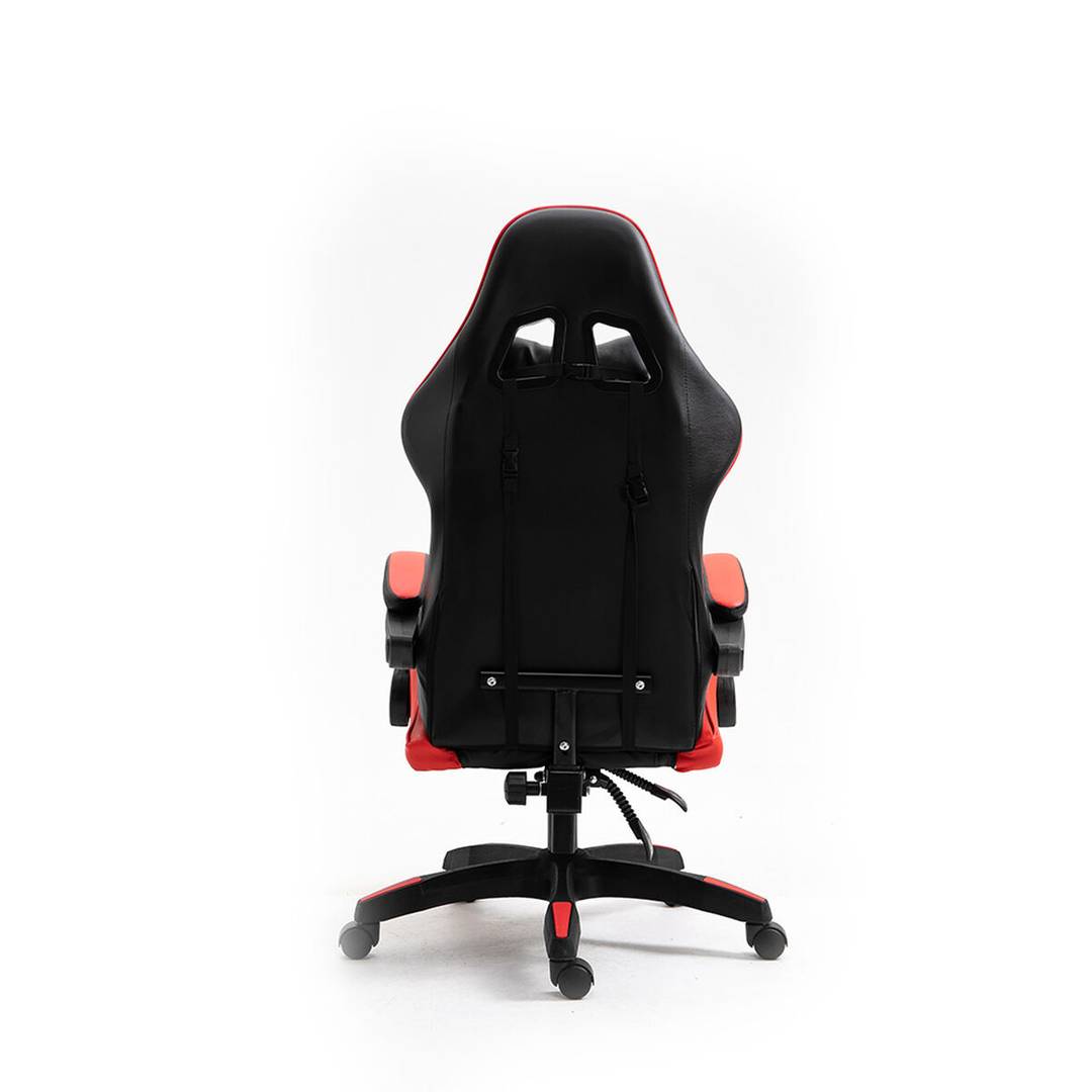 SILLA GAMER MEDIUM LVL UP COLOR NEGRO ROJO LU7791