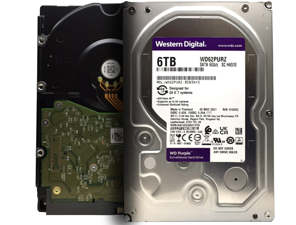 Disco duro interno Western Digital WD Purple WD62PURZ 6TB púrpura ...