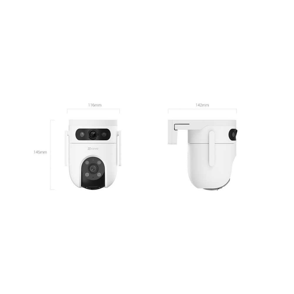 CÁMARA EZVIZ PT DUAL WIFI 3K+3K PANORAMICA CS-H9c-R100-8G55WKFL2