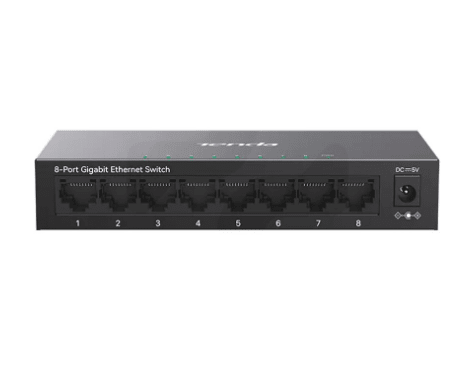 SWITCH TENDA DE ESCRITORIO 8 PUERTOS METALICO V3.1 0