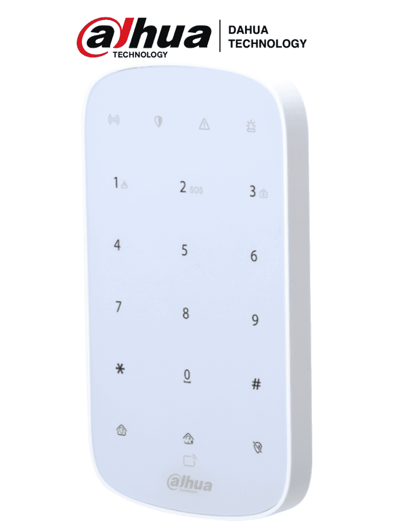 TECLADO DAHUA INALAMBRICO SOPORTA HASTA 32 USUARIOS CON PIN O TARJETA MIFARE DHI-ARK30T-W2 1