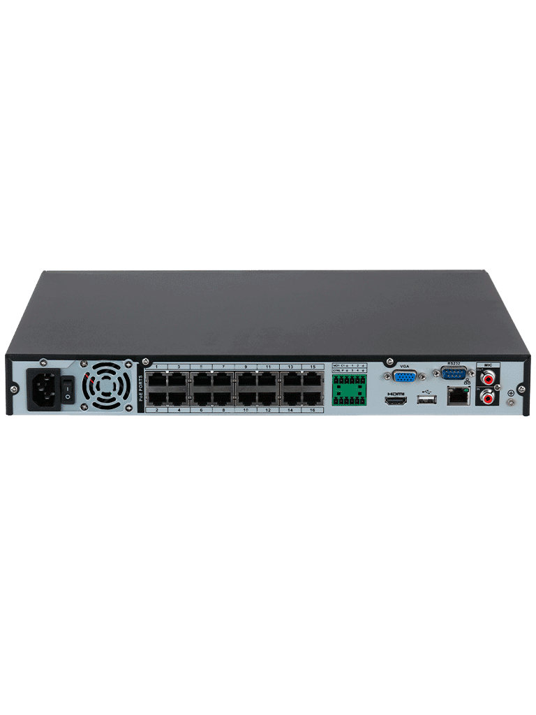 NVR DAHUA 32 CANALES 16P POE 2HDD DHI-NVR4232-16P-4KS31