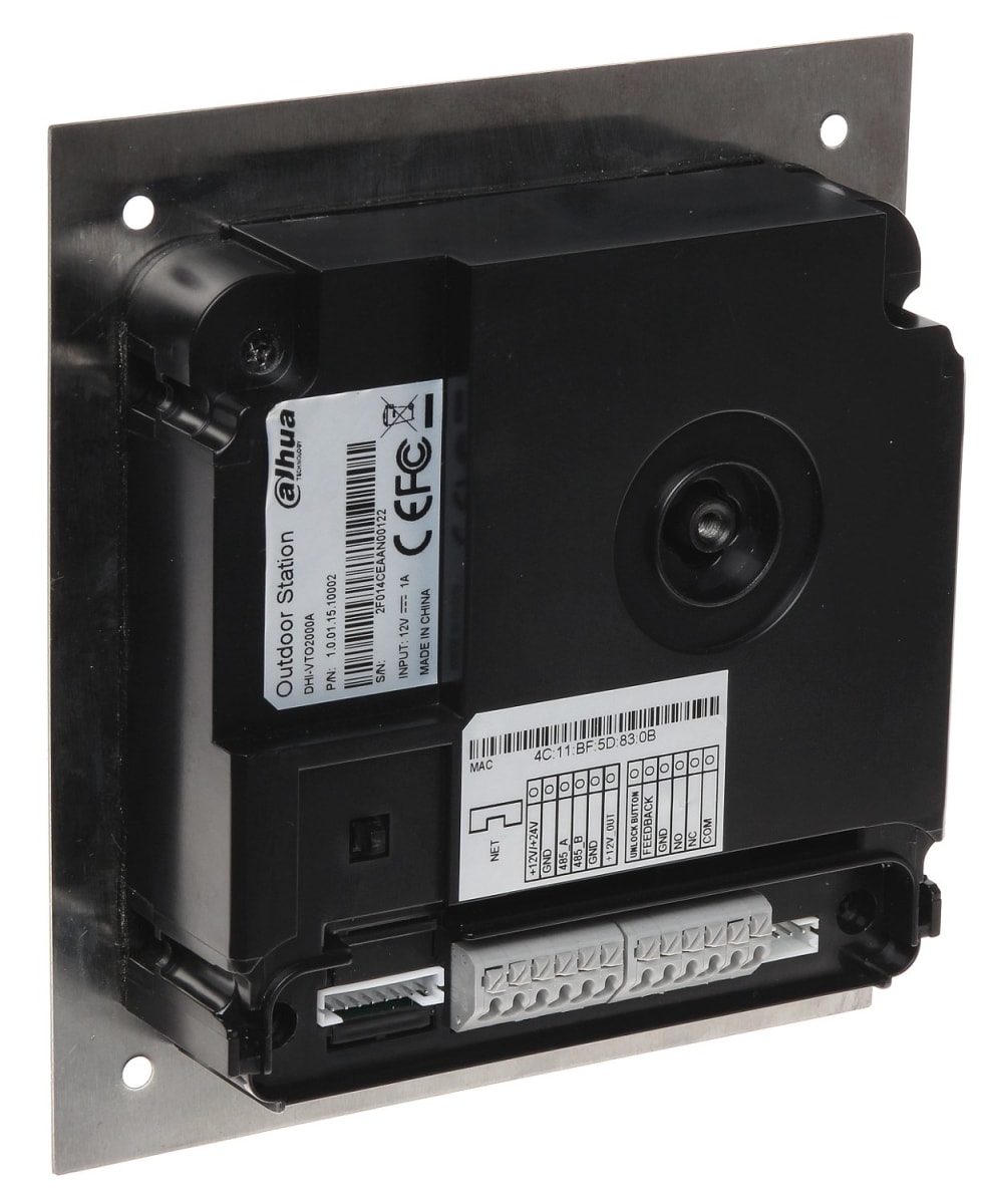 UNIDAD EXTERNA PARA VIDEO PORTERO DAHUA IK07 IP54 DHI-VTO2000A-2-S15