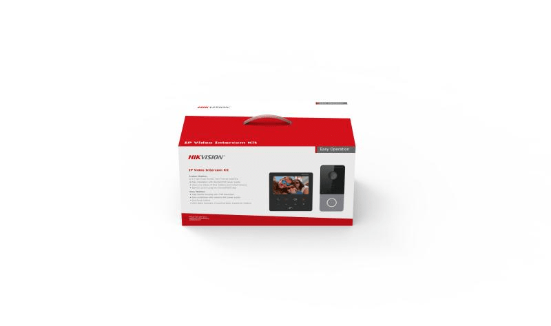 KIT VIDEO PORTERO HIKVISION  IP PANTALLA 4.3 APP  DS-KIS606-P1