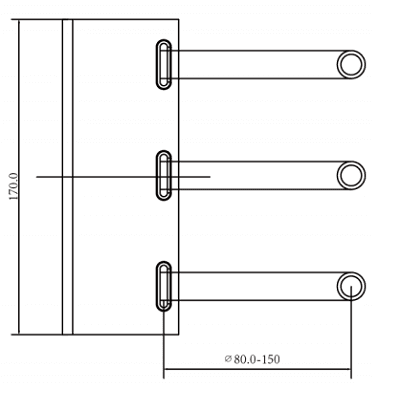 SOPORTE DE CAMARA DAHUA DH-PFA1504