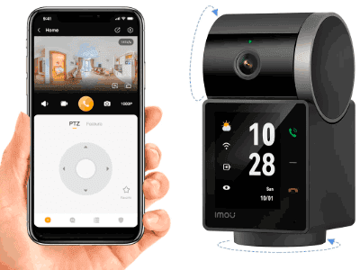 CÁMARA IMOU PT IP 5MP IR10 REX VT WIFI AUDIO BIDIRECCIONAL VISION NOCTURNA IPC-S2VN-5M0WR3