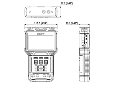 TESTER CCTV DAHUA. CAMARAS ANALOGAS, HDCVI, TVI E IP. ALIMENTA CÁMARAS POE DH-PFM900-E-V21