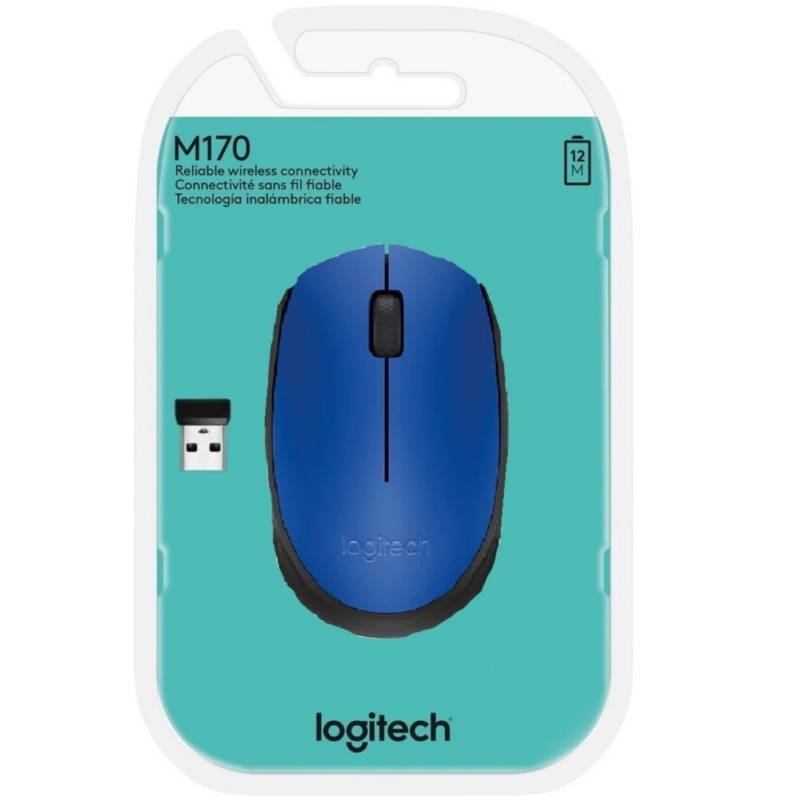 MOUSE LOGITECH INALAMBRICO M170 AZUL2
