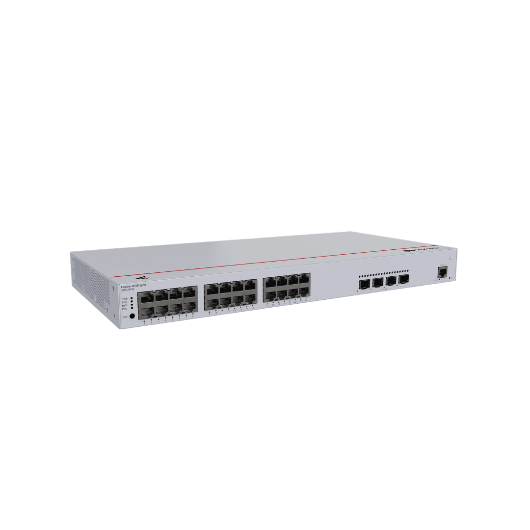 Switch Administrable Huawei eKit 24 Puertos 10/100/1000 PoE Gigabit 4 Puertos 10GE SFP+ Gestión en la Nube2
