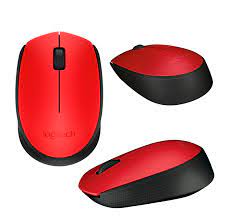 MOUSE LOGITECH INALAMBRICO M170 ROJO 0