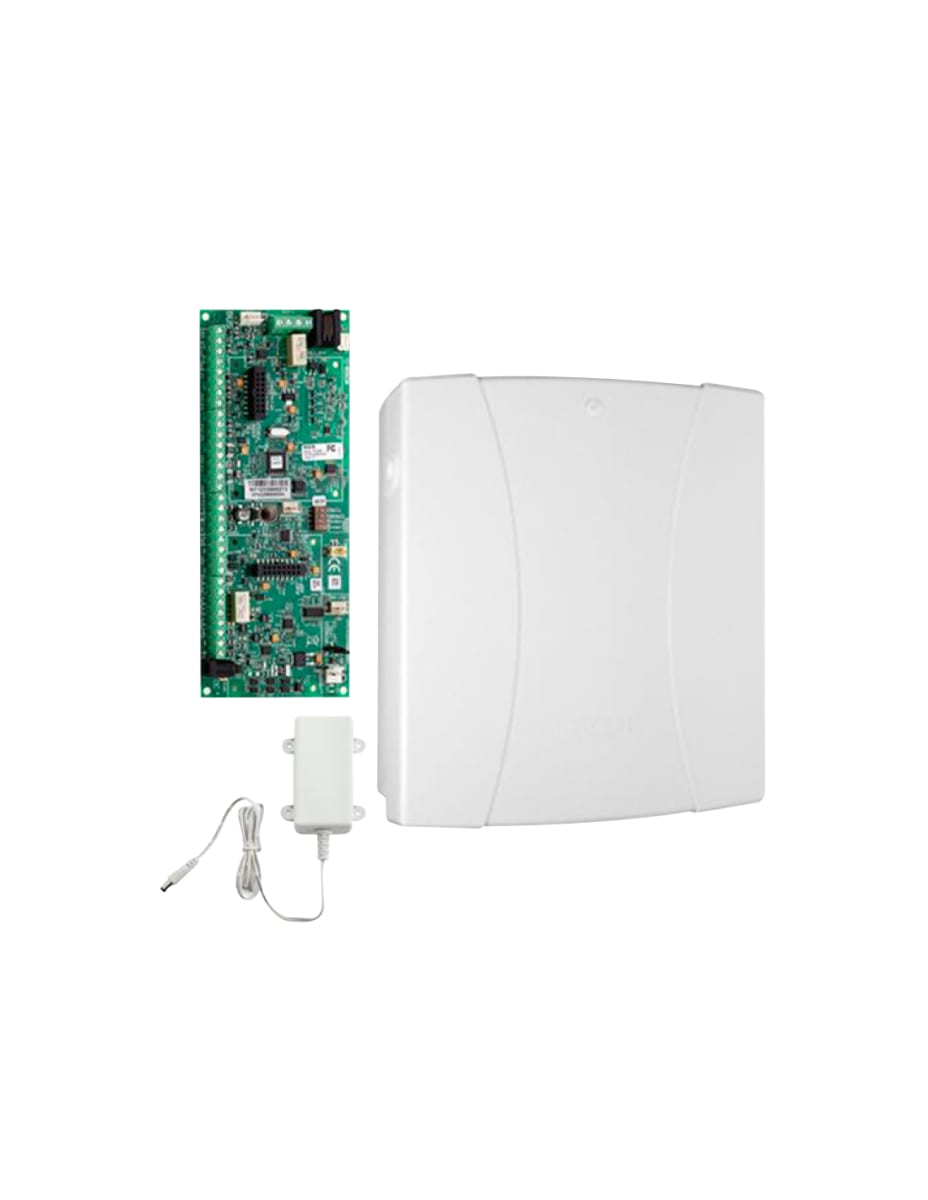 CENTRAL RISCO LIGHTSYS2 + PIR + GABINETE + FUENTE DE PODER1