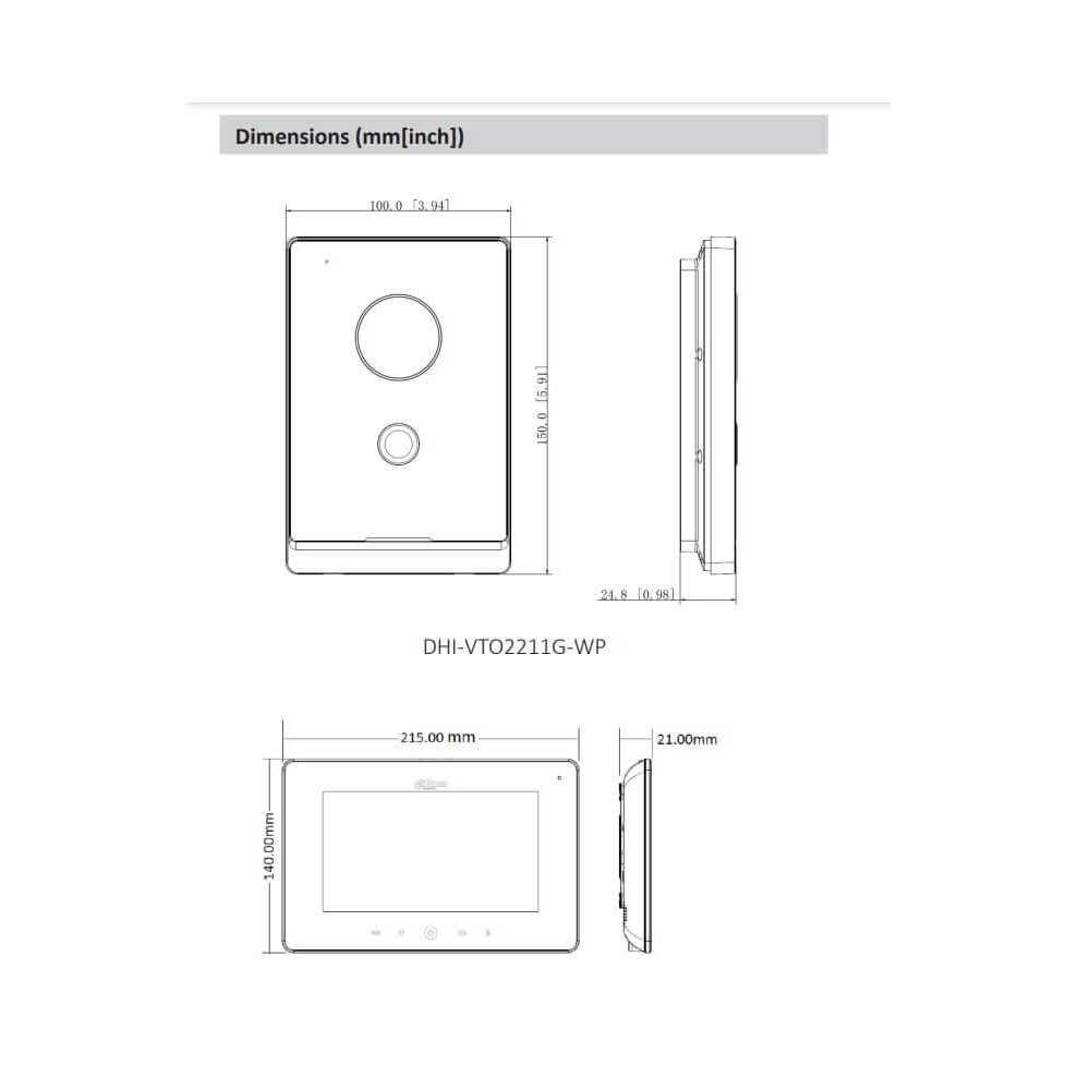 KIT VIDEO PORTERO IP DAHUA DHI-KTW013