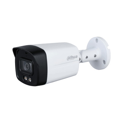 CÁMARA DAHUA BULLET 2MP IR40 FULLCOLOR DOBLE ILUMINACION CON AUDIO DH-HAC-HFW1239TLMN-IL-A 0