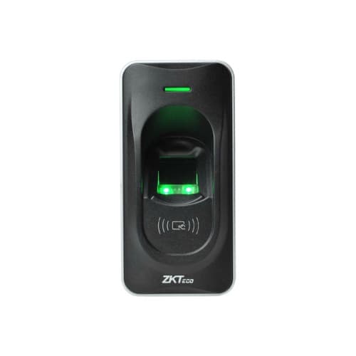 LECTOR BIOMETRICO ESCLAVO DE HUELLA Y TARJETA RFID IC 125KHZ, IP65, INSTALACIÓN SOBREPUESTA FR1200 1