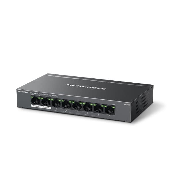 SWITCH MERCUSYS 8 PUERTOS GIGA + 7 PUERTOS POE MS108GP 3
