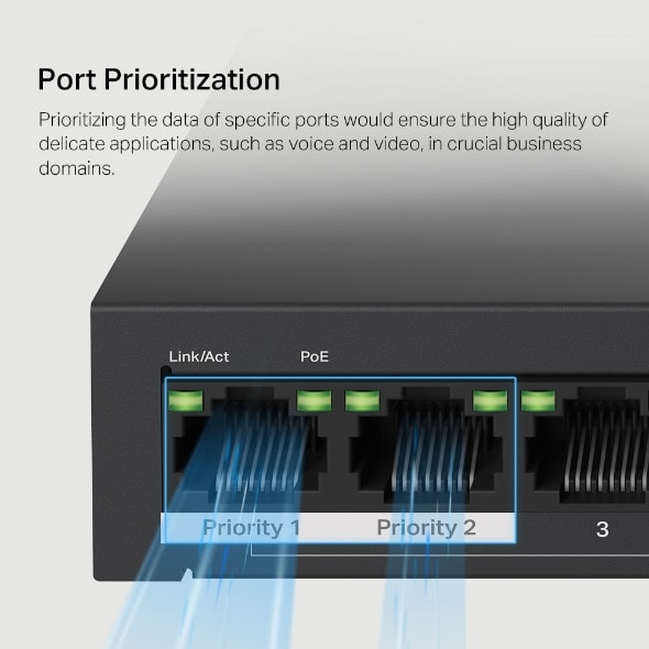 SWITCH MERCUSYS 10 PUERTOS  10/100 MBPS CON 8 PUERTOS POE MS110P3