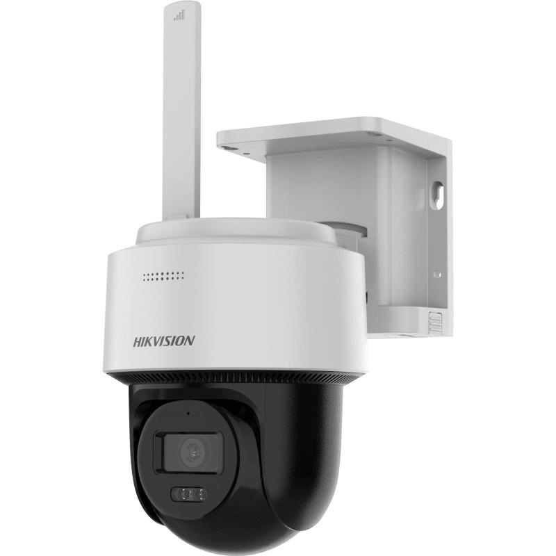 KIT CAMARA HIKVISION  PT 4G 4MP BATERIA Y PANEL SOLAR AOV AUDIO BIDIRECCIONAL IR 30M IP66 DS-2CFSP4/4G3