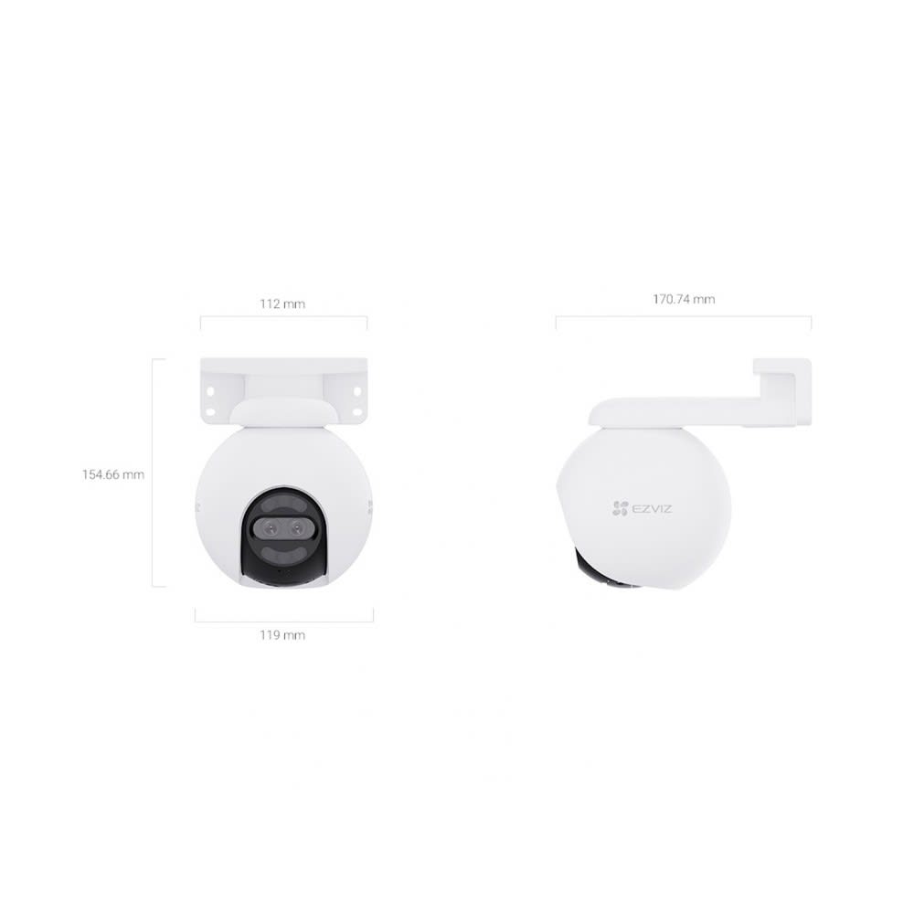 CÁMARA EZVIZ PT WiFi 4K H80x DOBLE LENTE CS-H80X-R100-WBCP-GR2