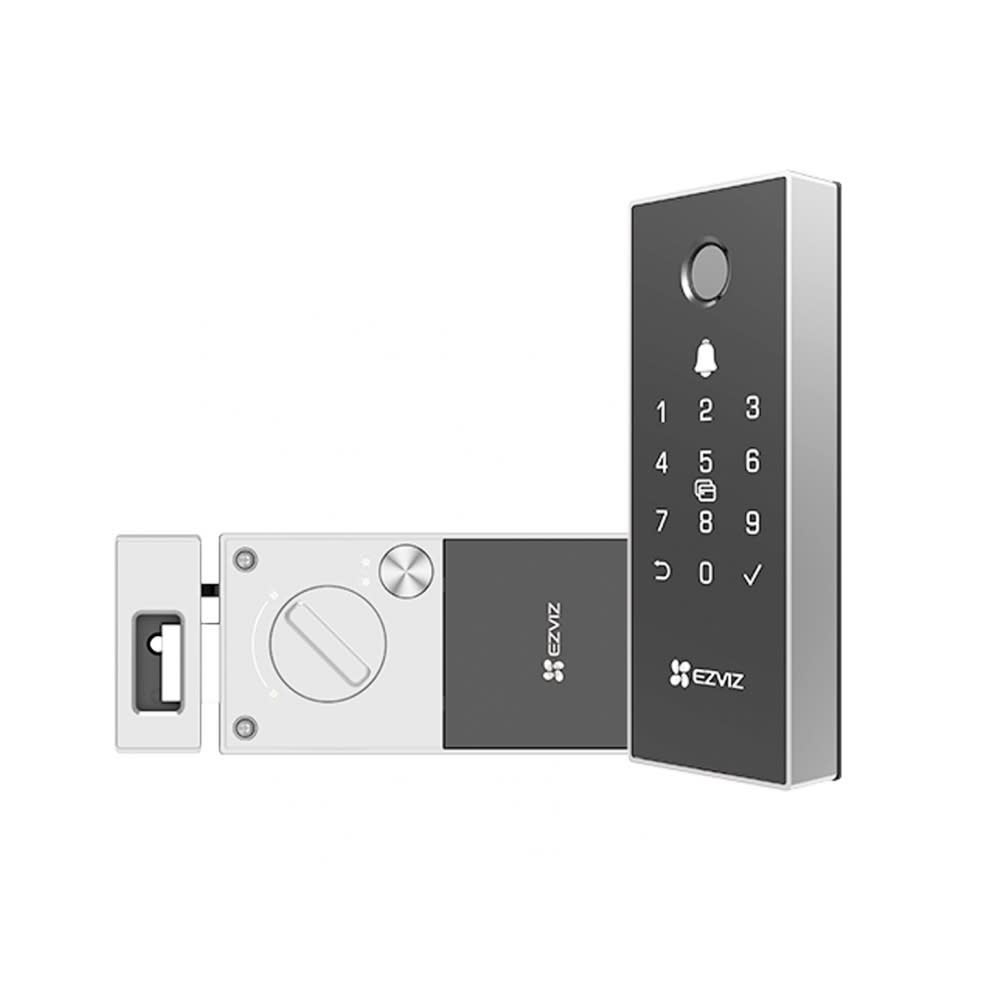 CERRADURA INTELIGENTE EZVIZ DL03 PRO HUELLA  DACTILAR WIFI APP CS-DL03-R100-WBCP-GR EZ 0