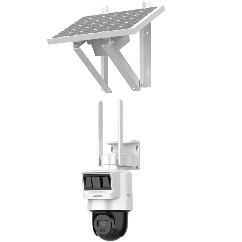 CÁMARA HIKVISION PT IP 4MP IR30 4G SOLAR PIR Y RADAR DS-2DE2C400IWG-K4G2