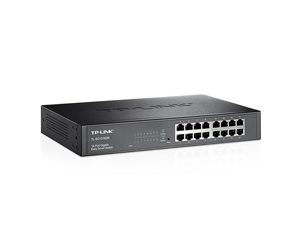 SWITCH TP-LINK 16 PUERTOS GIGABIT RACKEABLE SEMI- ADMINISTRABLE TL-SG1016DE 0