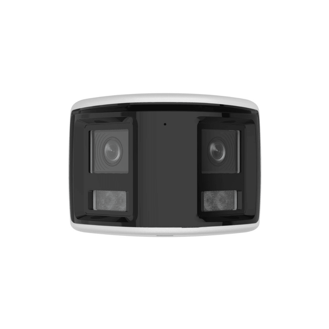 Cámara Hikvision Bullet IP 6MP ColorVu Doble Lente Audio Bidireccional Luz Estroboscópica y Sirena DS-2CD1T67G2HP-LIUF/SRB2