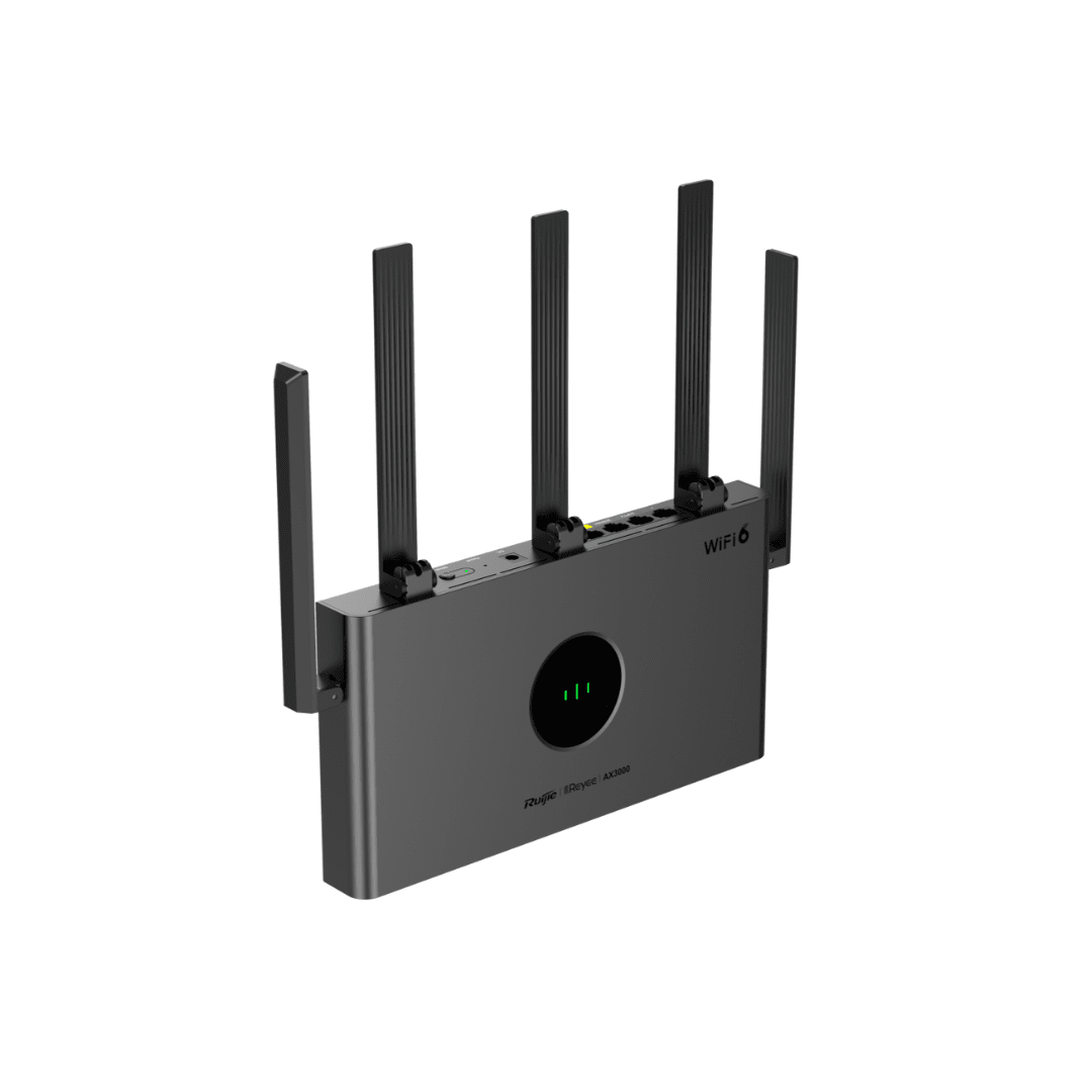 Router Gammer Reyee Wi-Fi 6 doble banda 1 Puertos WAN 3 puertos LAN y 1 puerto WAN/LAN RG-EW3000GX PRO2