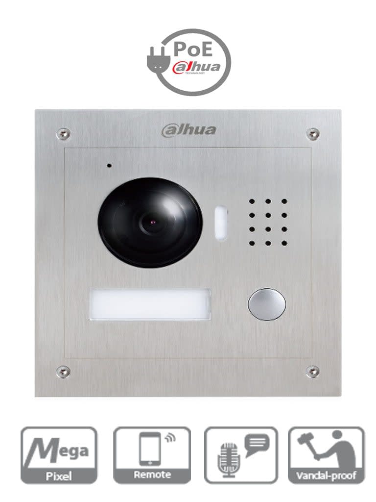 UNIDAD EXTERNA PARA VIDEO PORTERO DAHUA IK07 IP54 DHI-VTO2000A-2-S1 5