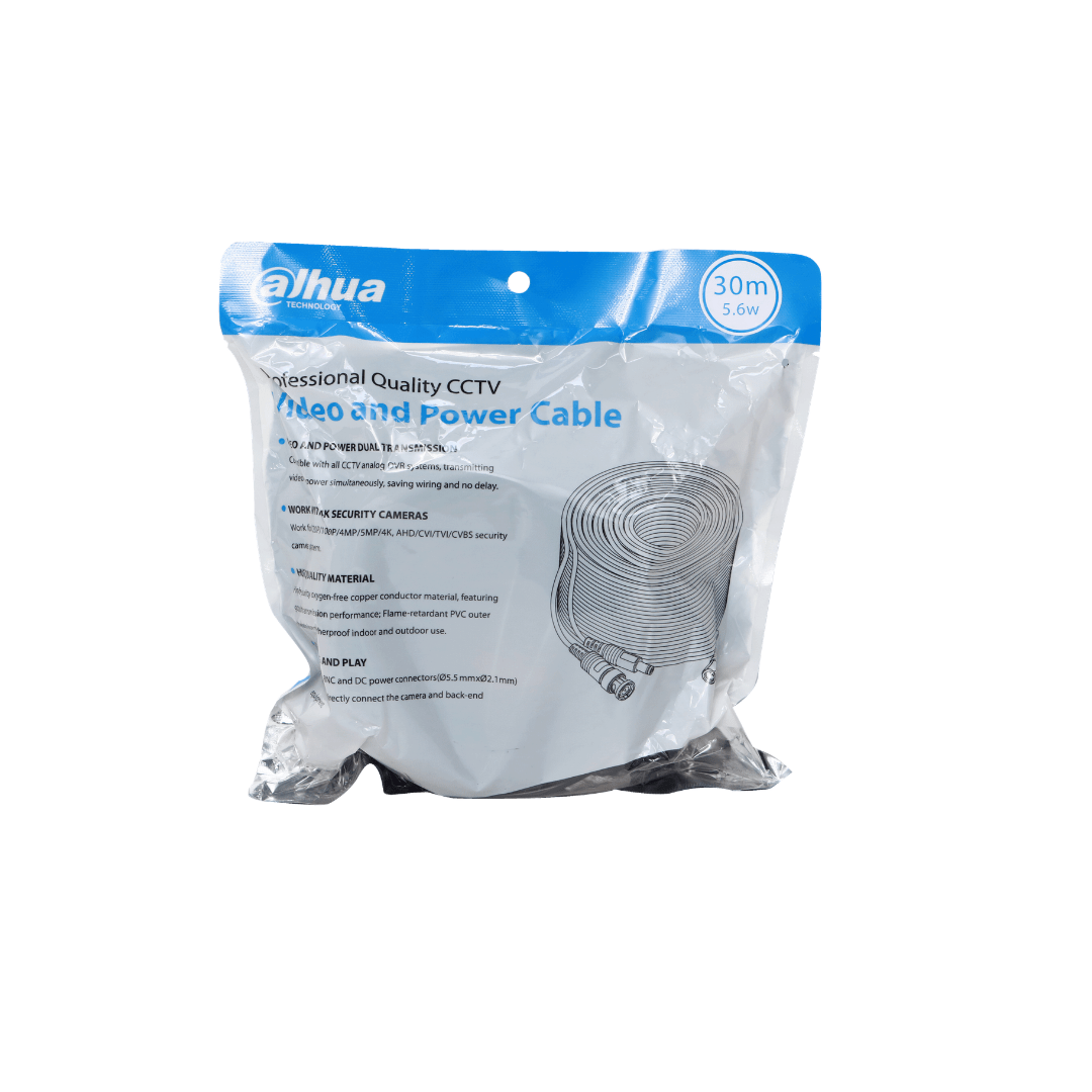 CABLE DAHUA PARA CAMARA DE VIGILANCIA 30 METROS DH-PFM942I-30-5 0