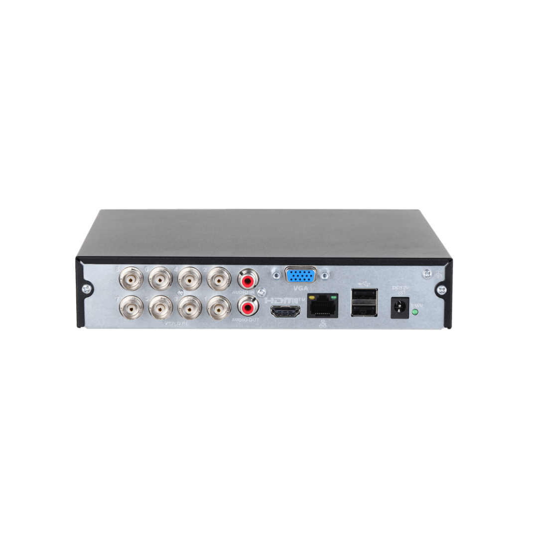 XVR DAHUA 8 CANALES 1080P 1HDD WIZSENSE AUDIO BIDIRECCIONAL DH-XVR1B08-I/T2
