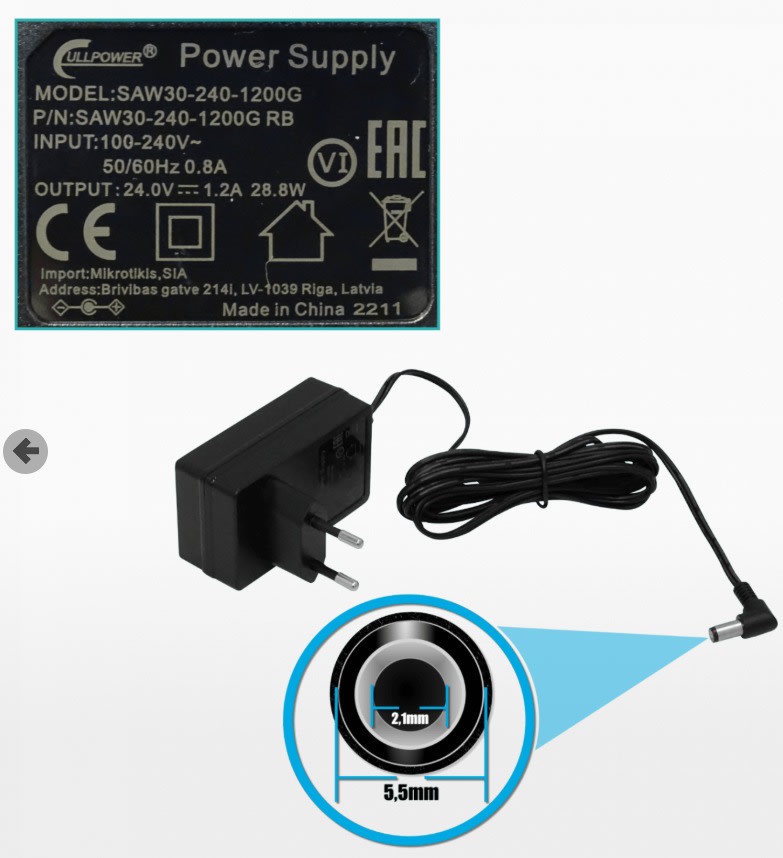 SWITCH MIKROTIK SMART SWOS RACK 24-1000 2-SFP/SFP+10G 10-30V POE-IN CSS326-24G-2S+RM2