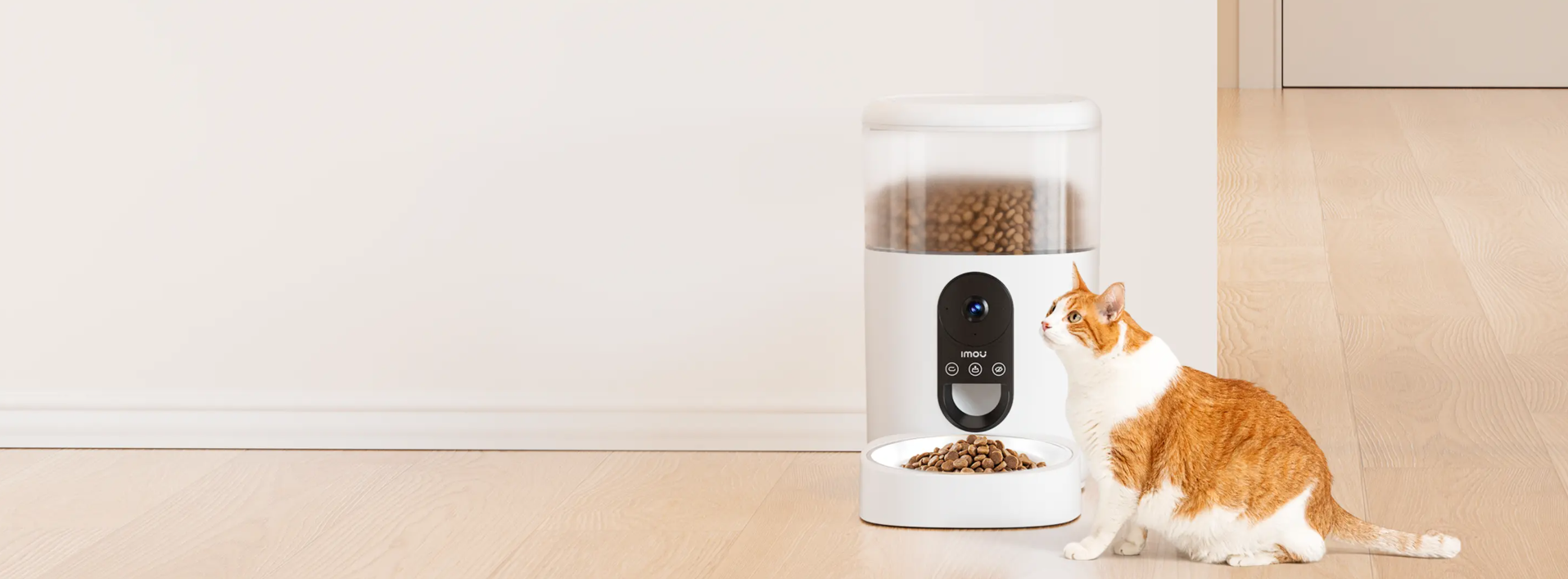 COMEDERO PARA MASCOTAS  INTELIGENTE PET FEEDER IMOU 2K CAMARA PANORAMICA 360° PET-PF1-4LSN