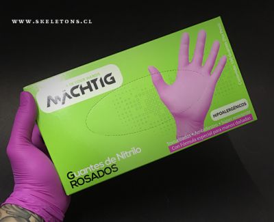 Guante Machtig nitrilo Rosa Guante Machtig nitrilo Rosa