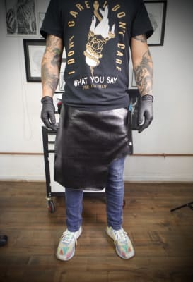 Mandil Ecocuero negro