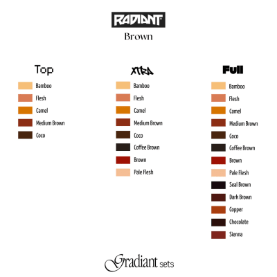 Set Gradiant Brown Top 5