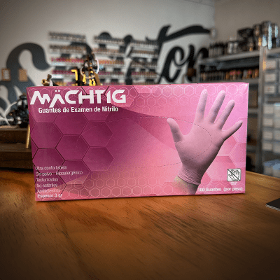 Guante machtig rosado M