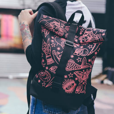 Backpack “Traditional Tattoo Pattern” Backpack “Traditional Tattoo Pattern”