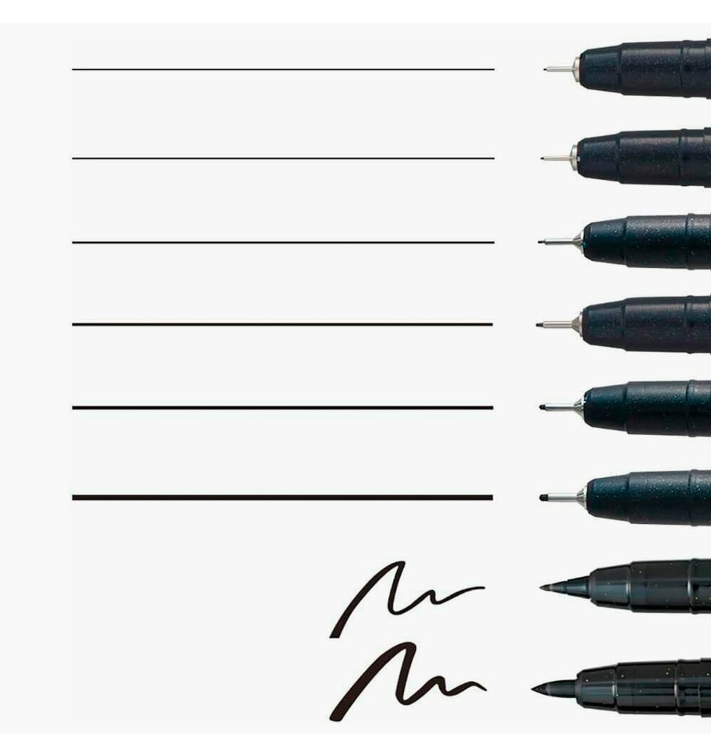 Mangaka Set de 8 (negro)3