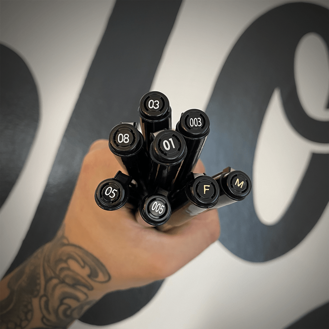 Mangaka Set de 8 (negro)2