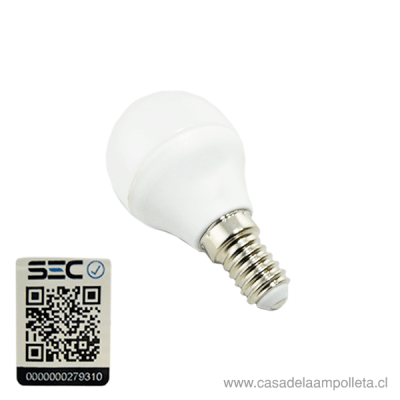 AMPOLLETA LED BOLA E-141