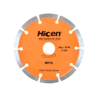 DISCO DIAMANTADO 7 SEGMENTADO HICEN