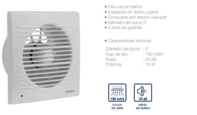 EXTRACTOR AIRE 5 FANALOZA