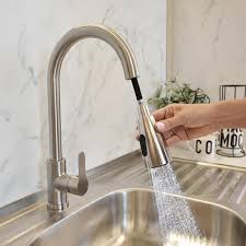 MONOMANDO LAVAPLATOS EXTRAIBLE ACERO INOX2