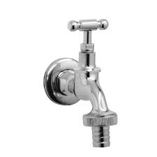 LLAVE LAVADORA CON FLANCHE CROMADA