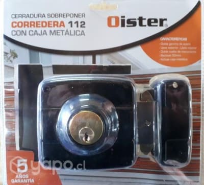 CERRADURA OISTER 112 CORREDERA C/ CAJA