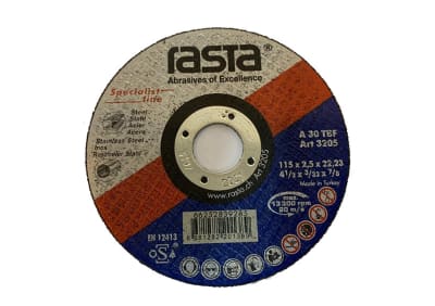 DISCO CORTE METAL 1 MM RASTA