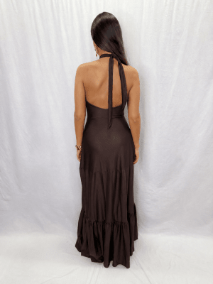 VESTIDO CONSTANZA CHOCOLATE