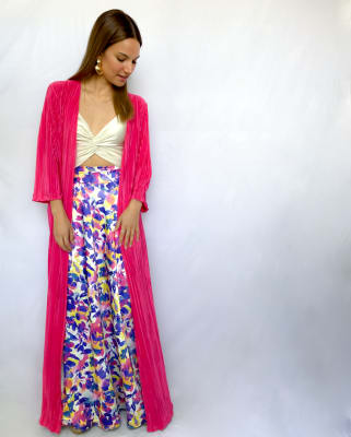 KIMONO ROSADO LARGO