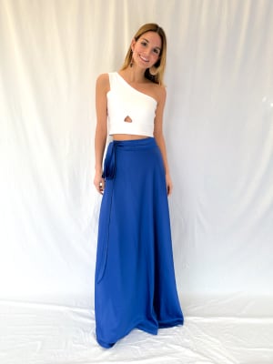 FALDA PASCUALA AZUL REY